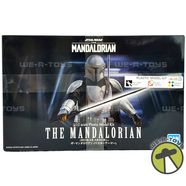 Star Wars The Mandalorian Bandai 1/12 Scale Plastic Model Kit 2021 NRFB