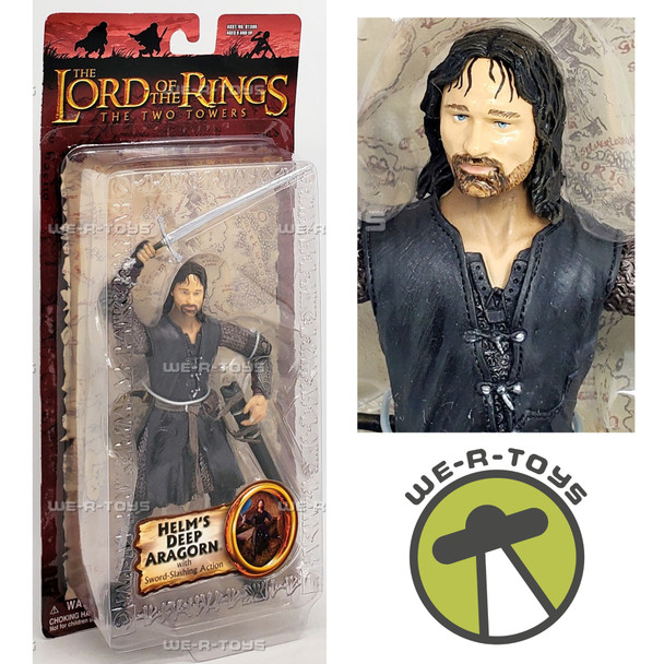 Lord of the Rings Helm's Deep Aragorn 2003 Toy Biz #81396 NRFB