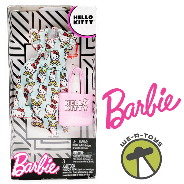 Barbie Hello Kitty Blue Dress Fashion Pack 2018 Mattel FKR88