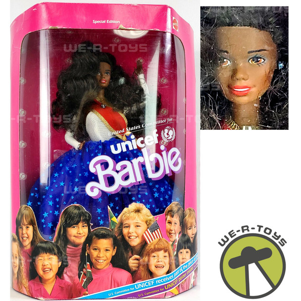 Barbie Unicef African American Doll 1989 Mattel #4770 NRFB