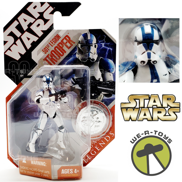 Star Wars 30th Anniversary Saga Legends 501st Legion Trooper Action Figure 2007