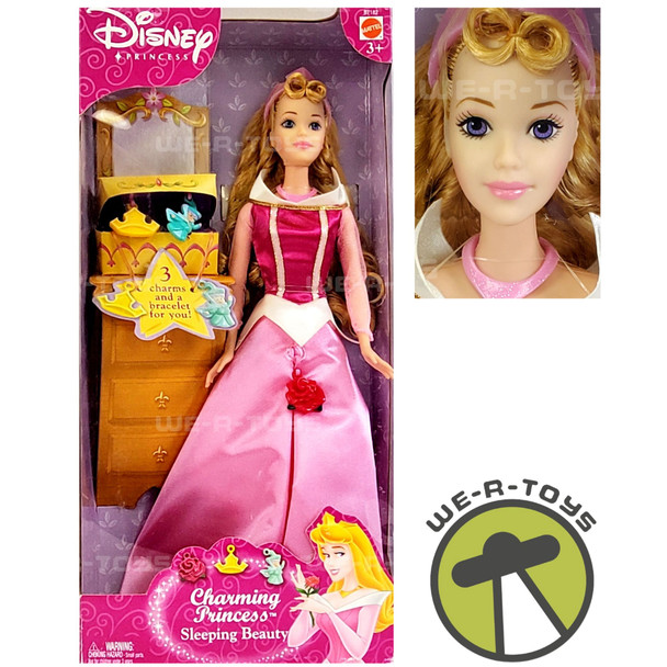 Disney Princess Charming Princess Sleeping Beauty Doll 2003 Mattel B7182 NRFB