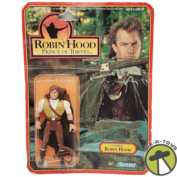Robin Hood Prince of Thieves Crossbow Robin Hood Figure 1991 Kenner 05820 NRFP