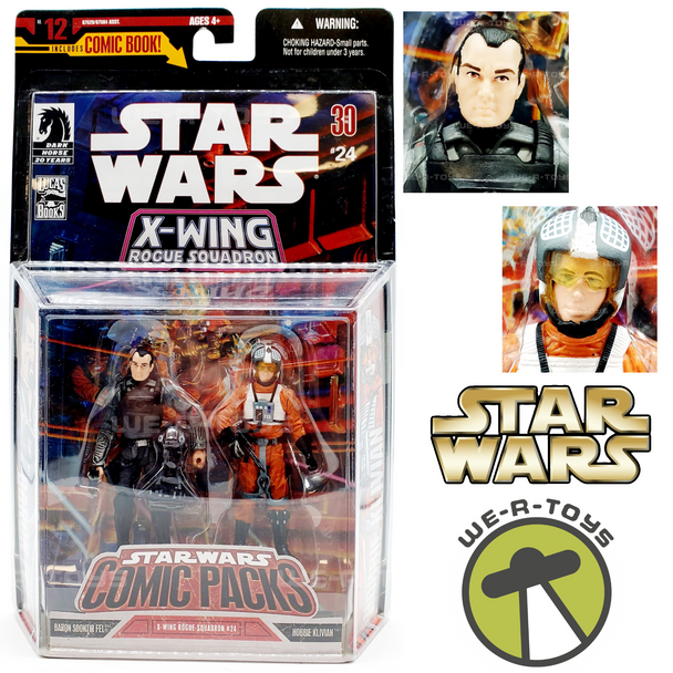 Star Wars Comic Packs Expanded Universe X-Wing Rogue Squadron Action Figures