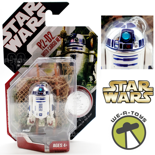 Star Wars 30th Anniversary R2-D2 with Cargo Net Action Figure and Coin 2007