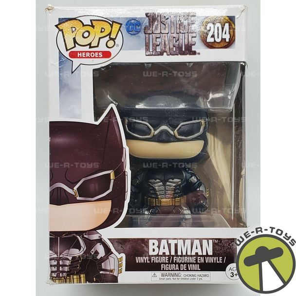 DC Justice League Batman Funko POP! Heroes Vinyl Figure No. 204 NEW