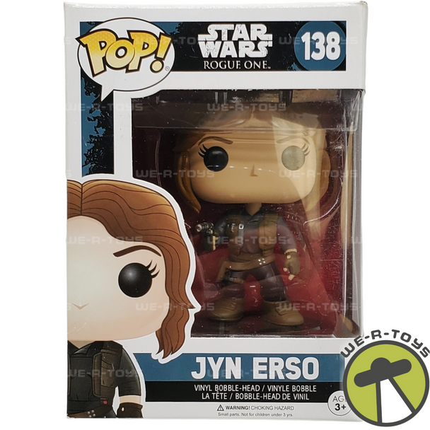 Star Wars Rogue One Jyn Erso Funko POP! Vinyl Bobble-Head Toy No. 138 NEW