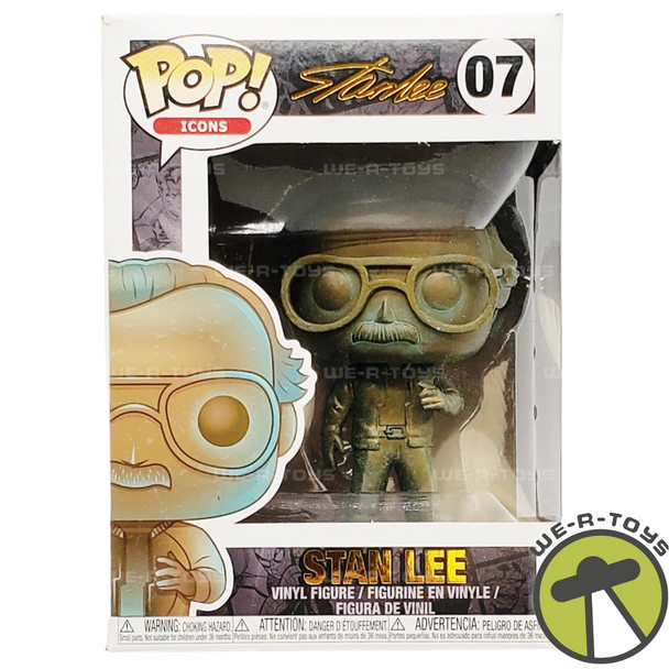 Marvel Funko POP! Icons Stan Lee Vinyl Figure No. 07 NEW