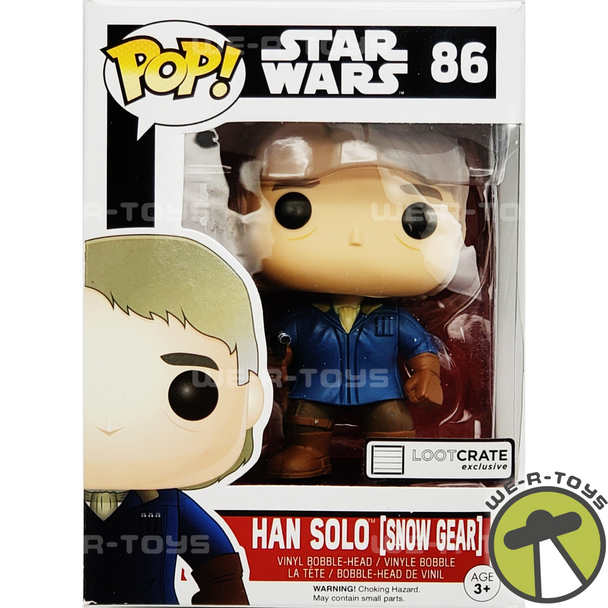 Funko Pop Star Wars #86 Han Solo (Snow Gear) Loot Crate Exclusive Vinyl