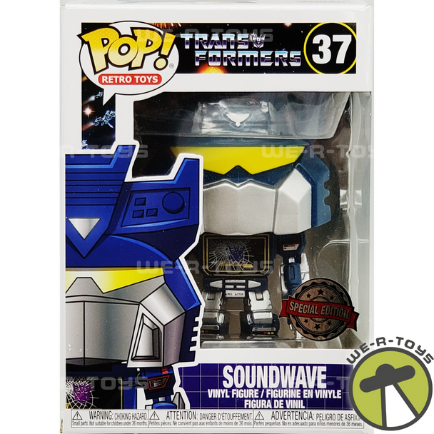 Funko Pop! Retro Toys #37 Transformers Decepticon Soundwave Vinyl Figure NEW