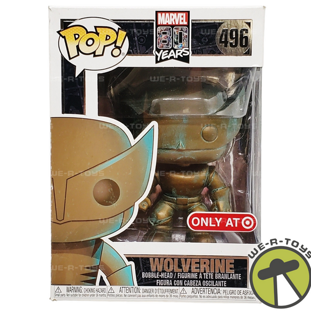 Marvel Wolverine Patina Funko POP! Vinyl Bobble-Head Toy No. 496 NEW