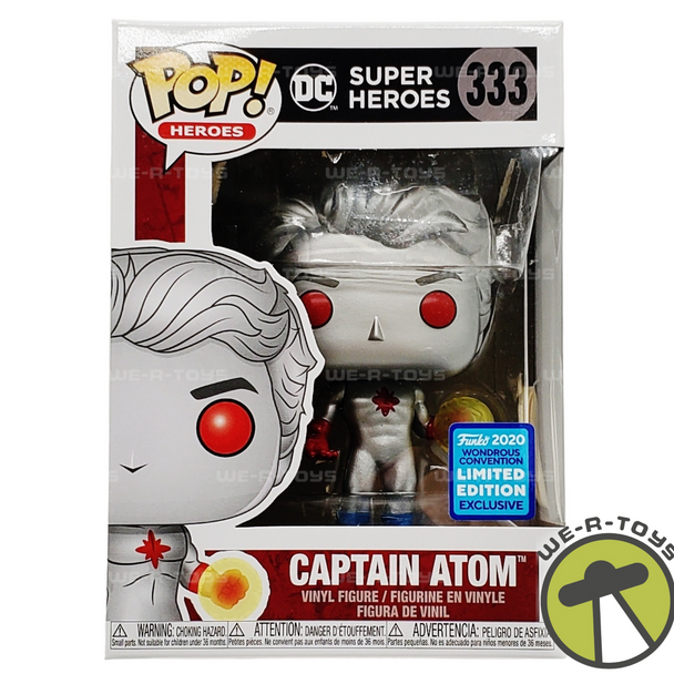 DC Super Heroes Captain Atom Funko POP! Vinyl Figure Toy No. 333 NEW