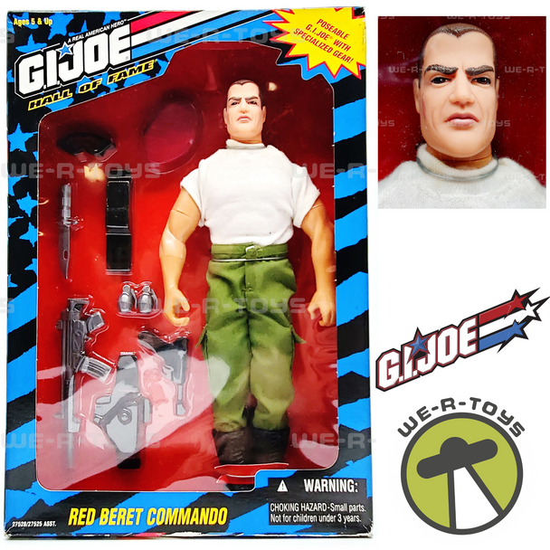 G.I. Joe Hall of Fame Red Beret Commando 12" Action Figure with Accessories 1995