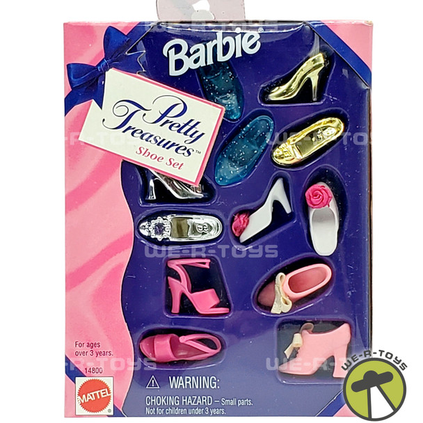 Barbie Pretty Treasures Shoe Set 1996 Mattel #14800 NRFB