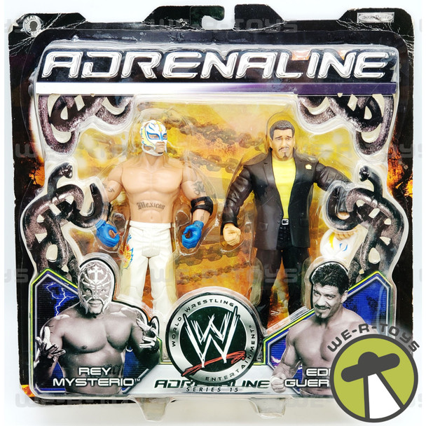 WWE Adrenaline Series #15 Rey Mysterio & Eddie Guerrero Action Figures NEW