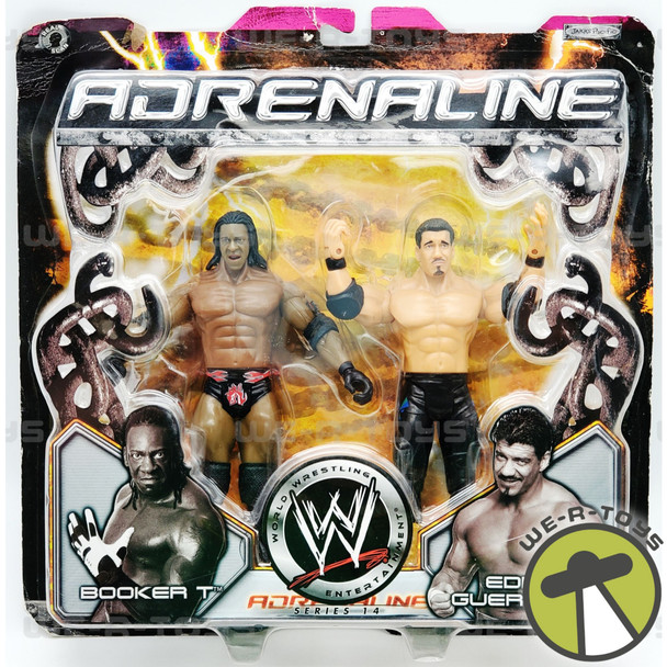 WWE Adrenaline Series #14 Booker T & Eddie Guerrero Action Figures NEW