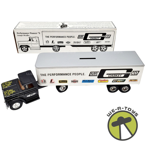 Mr. Gasket Co. Performance Pioneer #9 Die Cast Truck Bank Eastwood ERTL NEW