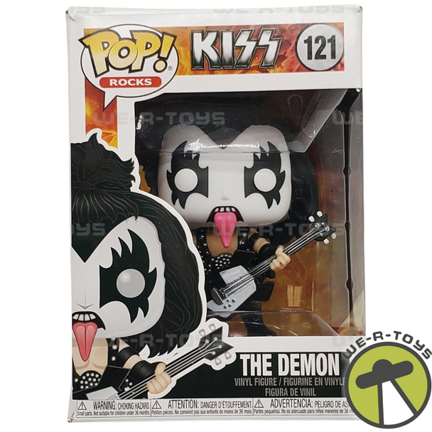 KISS The Demon Gene Simmons Funko POP! Rocks Vinyl Figure Toy No. 121 NEW