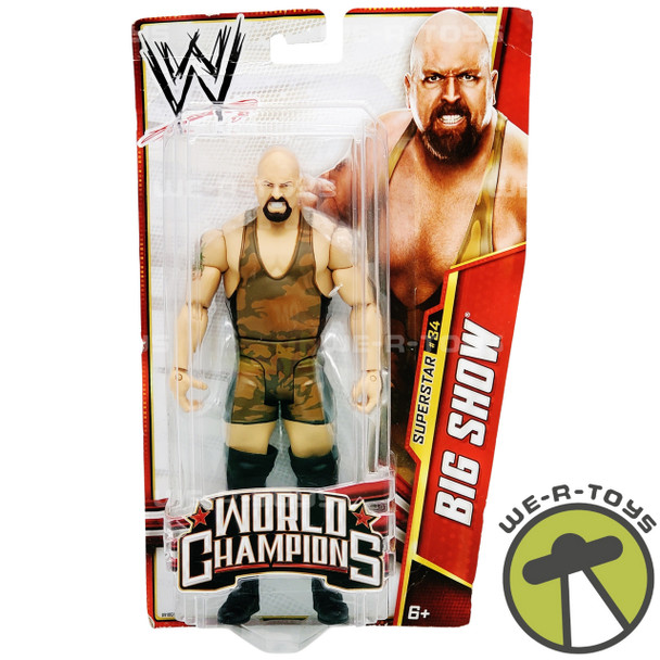 WWE Superstar 34 Big Show Action Figure World Champions 9799 Mattel 2013 NRFP