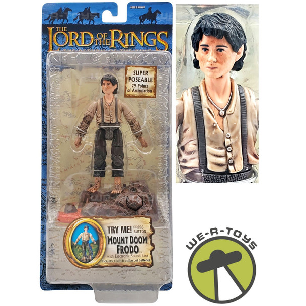 The Lord of the Rings Lord of the Rings Return of the King Mount Doom Frodo Talking Action Figure NRFP