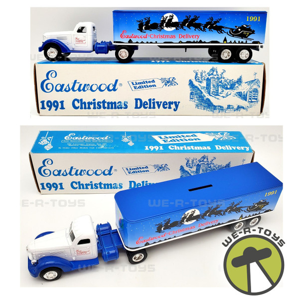 Eastwood Automobilia Eastwood Auto Restoration 1991 Christmas Delivery Truck Holiday Bank ERTL NEW