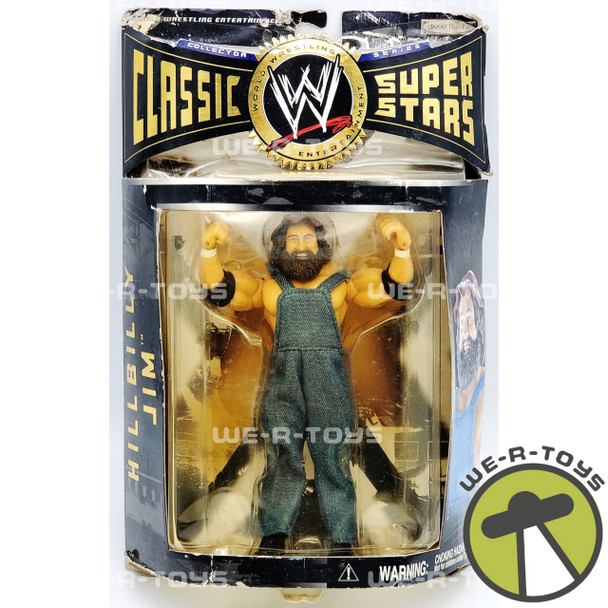 WWE Classic Superstar Collector Series #4 Hillbilly Jim Action Figure 2004 NEW