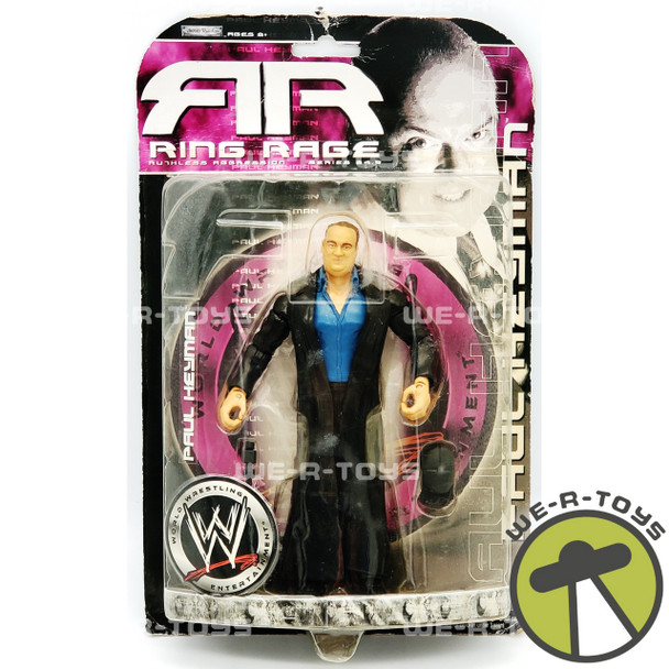 WWE Ring Rage Paul Heyman Action Figure 2006 Jakks Pacific Series 24.5 NRFP