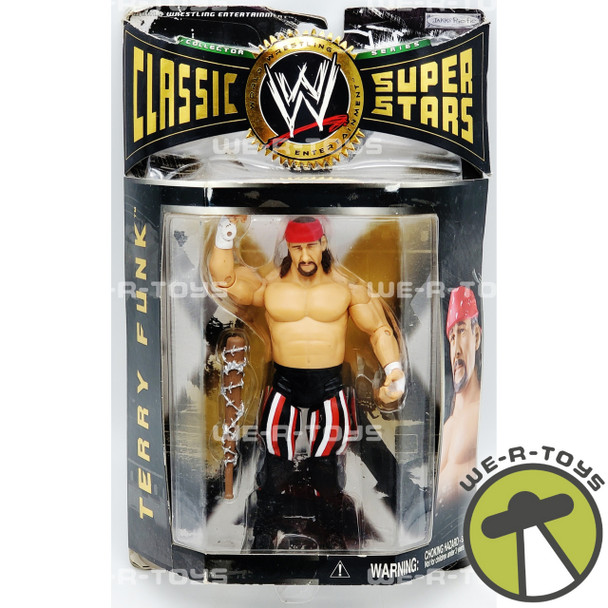 WWE Classic Superstar Collector Series #5 Terry Funk Action Figure 2004 NEW