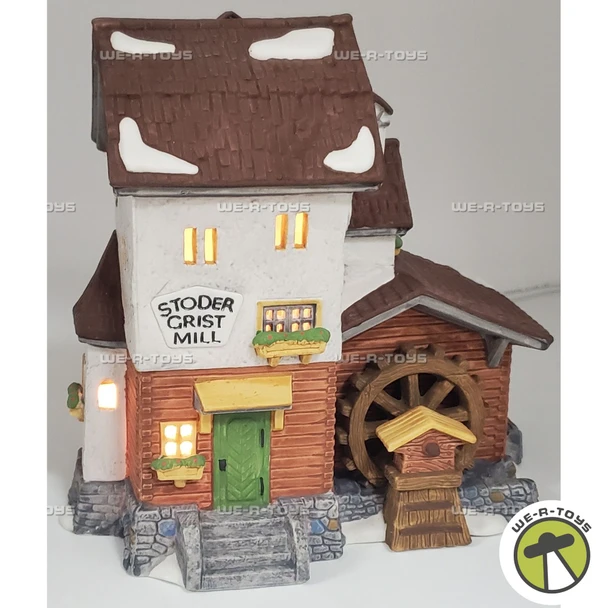 Department 56 Stoder Grist Mill Alpine Village Series 5953-6 Lighted Building