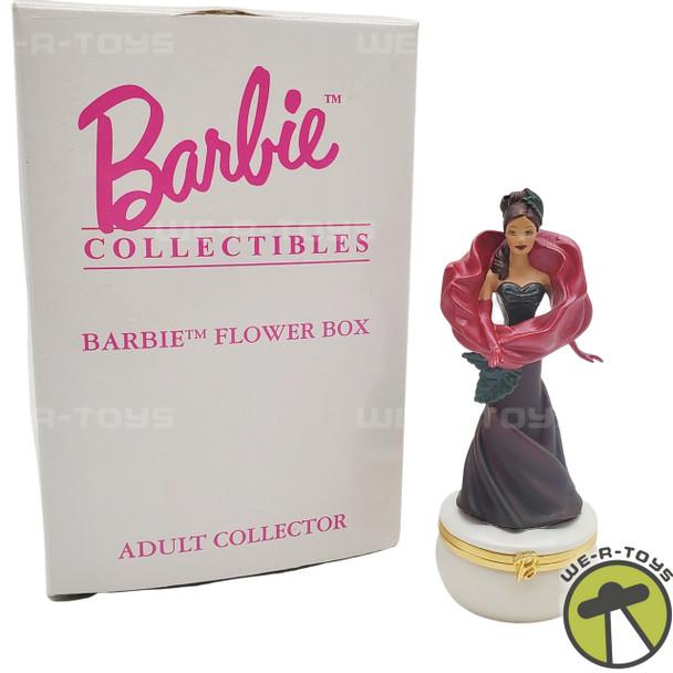 Barbie Flower Box Rose-Hispanic Collectible Box 2002 Avon Products 219291 NEW