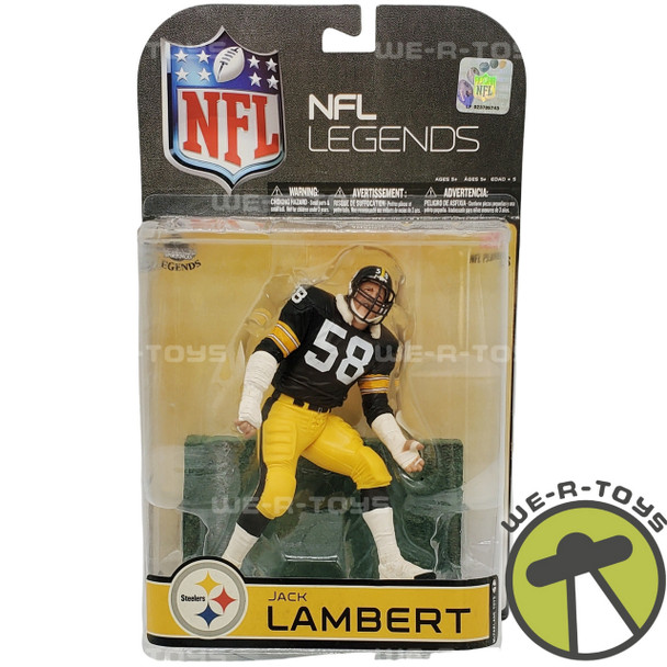 NFL Pittsburgh Steelers Jack Lambert Figure 2008 McFarlane Toys 74473 NRFP