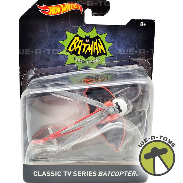 DC Hot Wheels DC's Batman Classic TV Series Batcopter Mattel 2015 NRFP