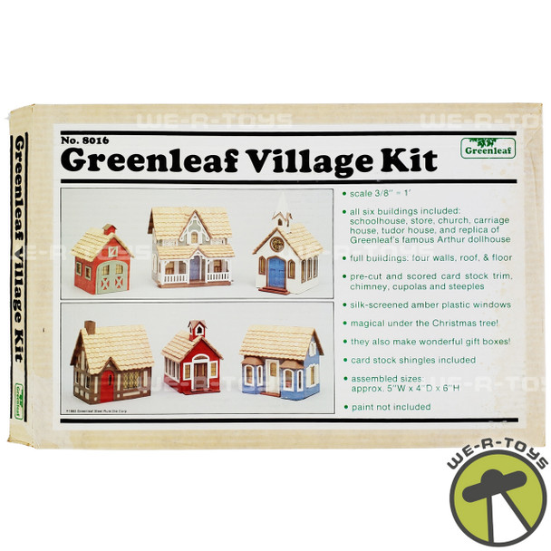 Greenleaf Village Model Kit 3/8" Scale No. 8016 Vintage 1986 NEW