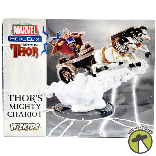 Thor's Mighty Chariot Marvel Heroclix Hammer of Thor Figure 2009 Wiz Kids NRFB