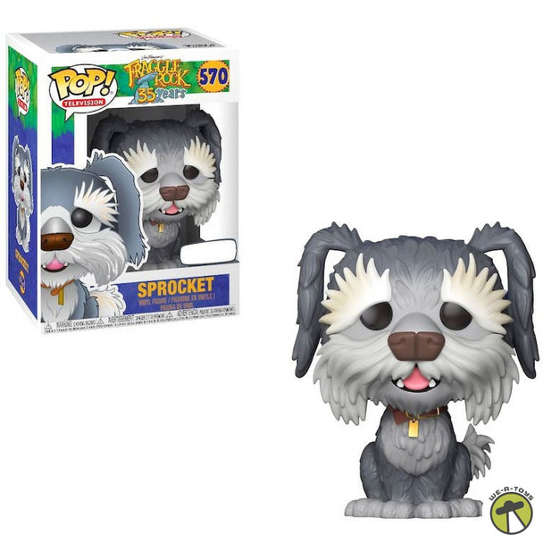 Funko Pop TV 570 Fraggle Rock 35 Years Sprocket Vinyl Figure Toys R Us Exclusive