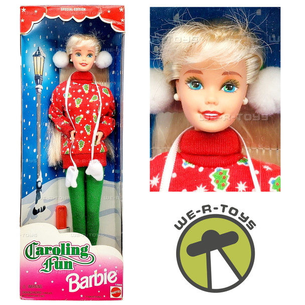 Caroling Fun Barbie Doll Special Edition 1995 Mattel 13966
