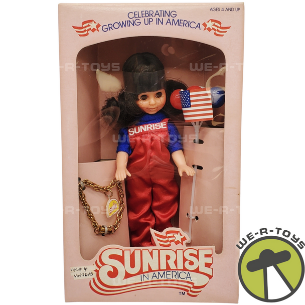 Sunrise in America Doll & Charm Bracelet Brunette 1982 Gatabox 3200-1 NRFB
