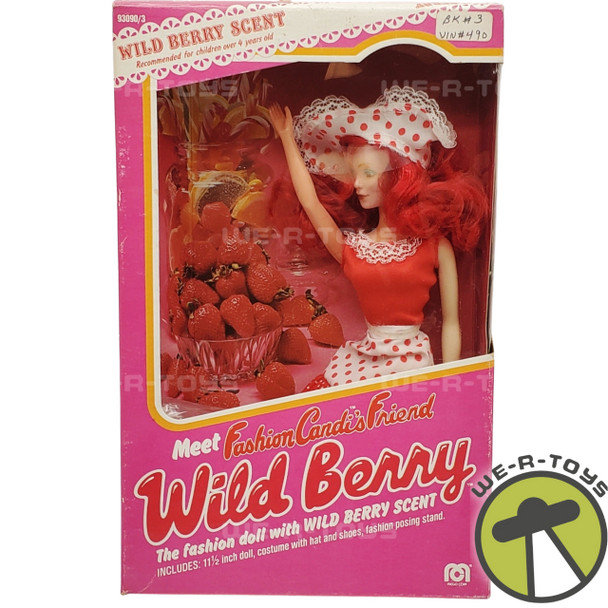 Candi Girl Fashion Candi's Friend Wild Berry Scented Doll 1980 Mego 93090-3 NRFB