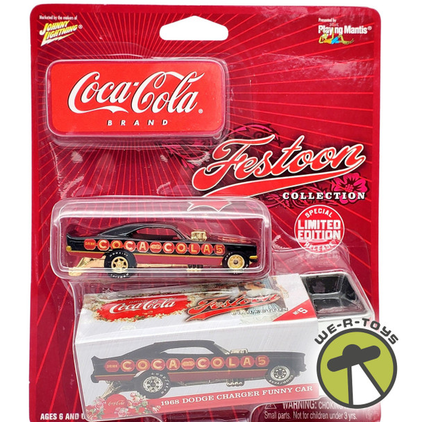 ミニカー JOHNNY LIGHTNING COCA-COLA Johnny Lightning 1968 Charger Funny Car Coca-Cola Brand Festoon
