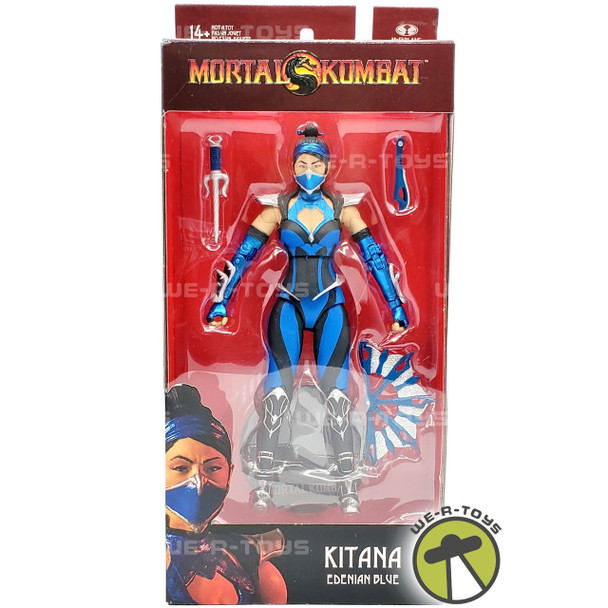 Mortal Kombat Kitana Edenian Blue Action Figure McFarlane Toys 2020 NRFB