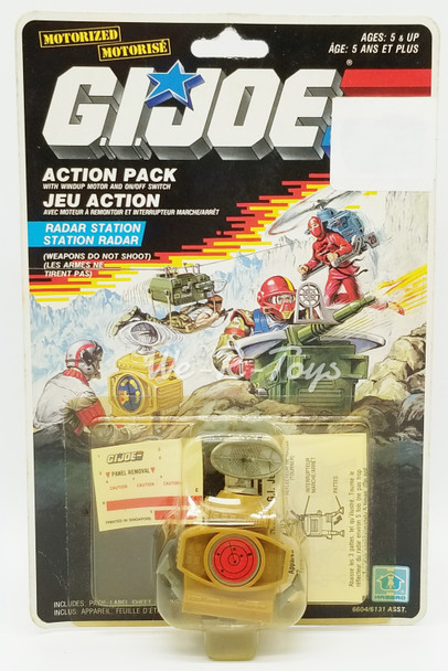 G.I. Joe 1987 Action Pack Radar Station Hasbro No. 6604/6131 NRFP