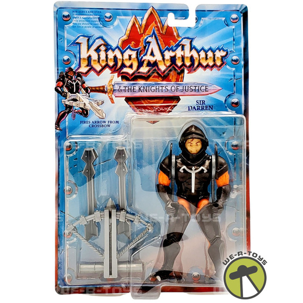 King Arthur & The Knights of Justice Sir Darren Action Figure 1992 Mattel NRFB
