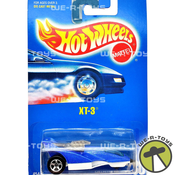 Hot Wheels XT-3 Collector No. 230 Blue Mattel 1991 Die Cast Vehicle NRFP