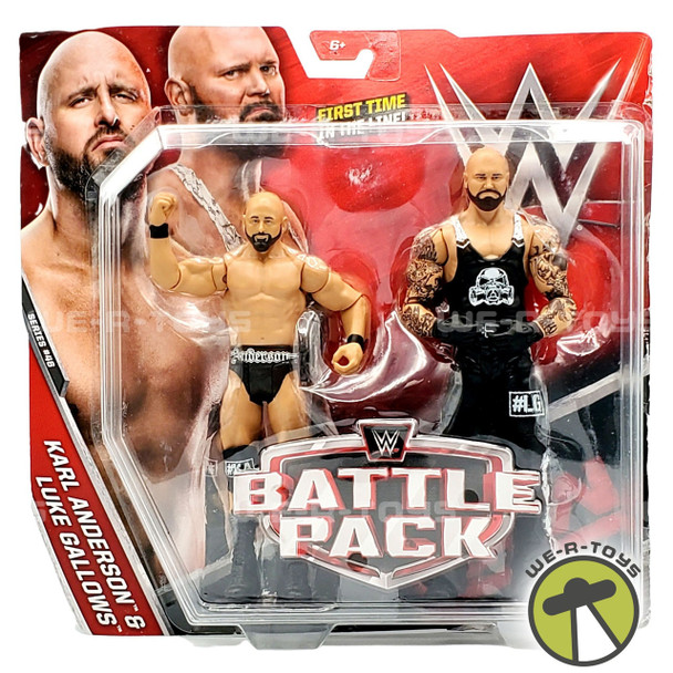 WWE Battle Pack Karl Anderson & Luke Gallows 2017 Mattel NEW