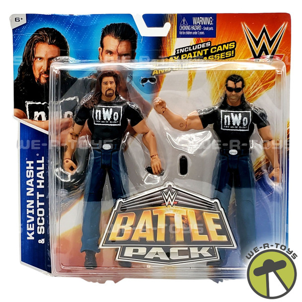 WWE Battle Pack Kevin Nash & Scott Hall Action Figures 2015 Mattel NRFB