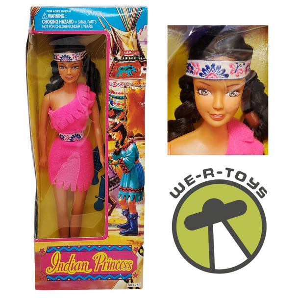 Indian Princess 11.5" Fashion Doll With Pink Dress Item # 4277 NRFB