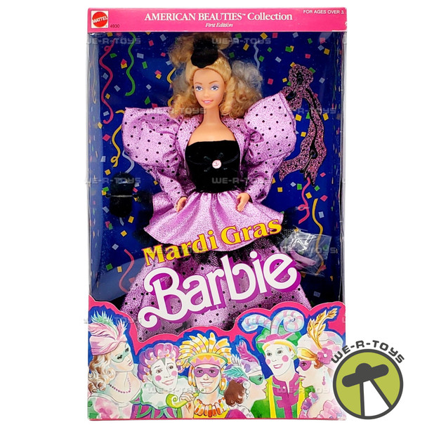 Mardi Gras Barbie Doll American Beauties Collection First Edition 1987 Mattel