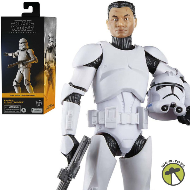 Star Wars The Black Series Phase II Clone Trooper The Clone Wars 6" Action Figure