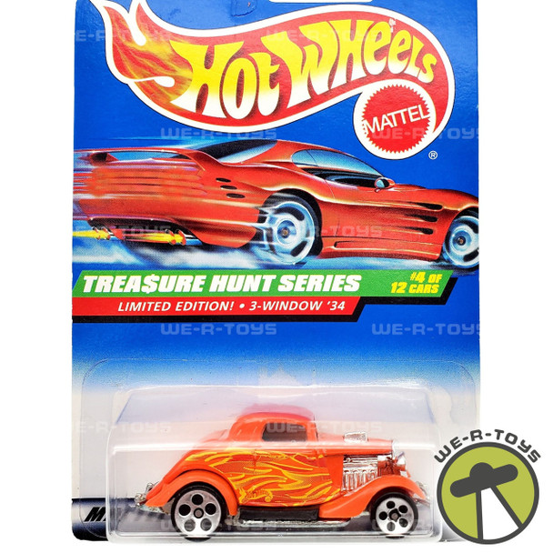 Hot Wheels Treasure Hunt Series Limited Edition Orange 3-Window '34 NRFP