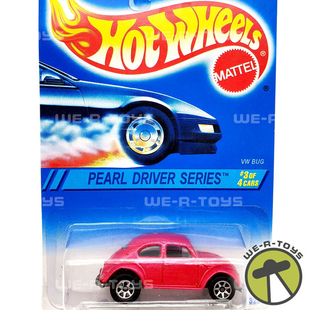 Hot Wheels Volkswagen VW Beetle Hot Pink Pearl Driver Series Mattel 1994 NRFP